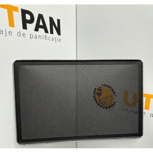 Tavi teflonate perforate, 60 × 40 cm, cu 4 laturi la 45°