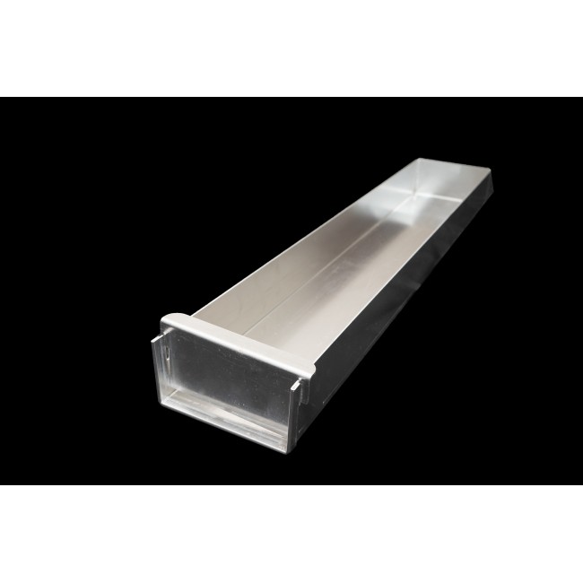 Closed baking tray, aluminum